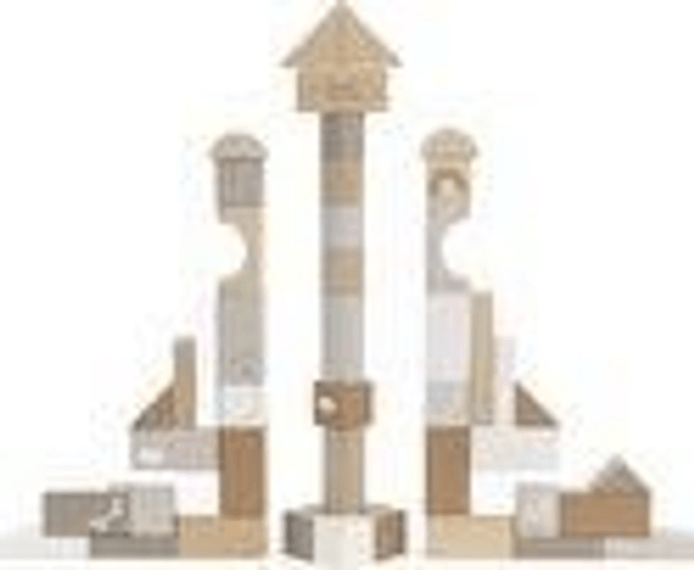 Bloc de construction en bois 
