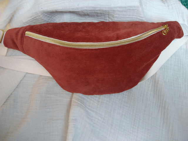 Sac banane Cognac