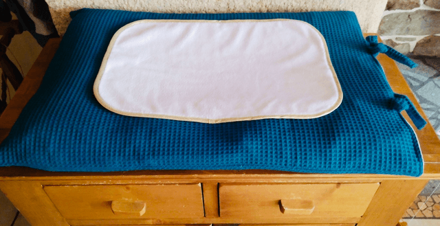 Housse à matelas à langer Paon